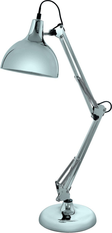 Eglo vintage borgillio - tafellamp - 1 lichts - chroom