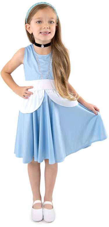 Little adventures - cinderella twirl jurk – maat 128-134