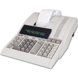 Rekenmachine met printer olympia cpd 5212 12-cijfer display grijs