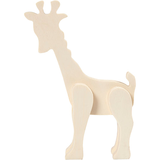 Creativ company houten figuur dier - giraf