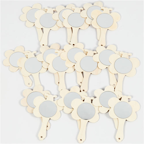 Creativ company handspiegel, h: 13,9 cm, b: 9 cm, 20 stuk 1 doos
