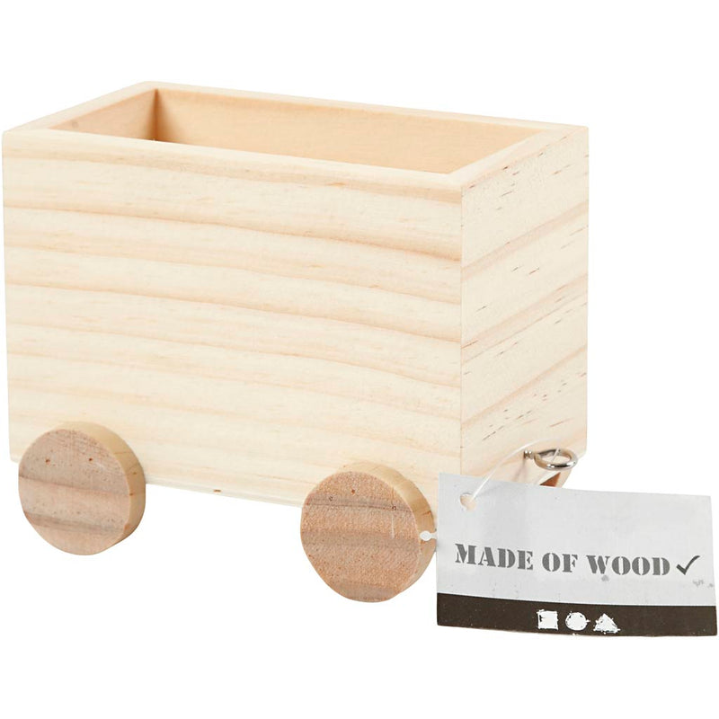 Load image into Gallery viewer, Creativ company https: www.cchobby.nl treinwagon-h-8-cm-l-9-5-cm-b-6-5-cm-1-stuk
