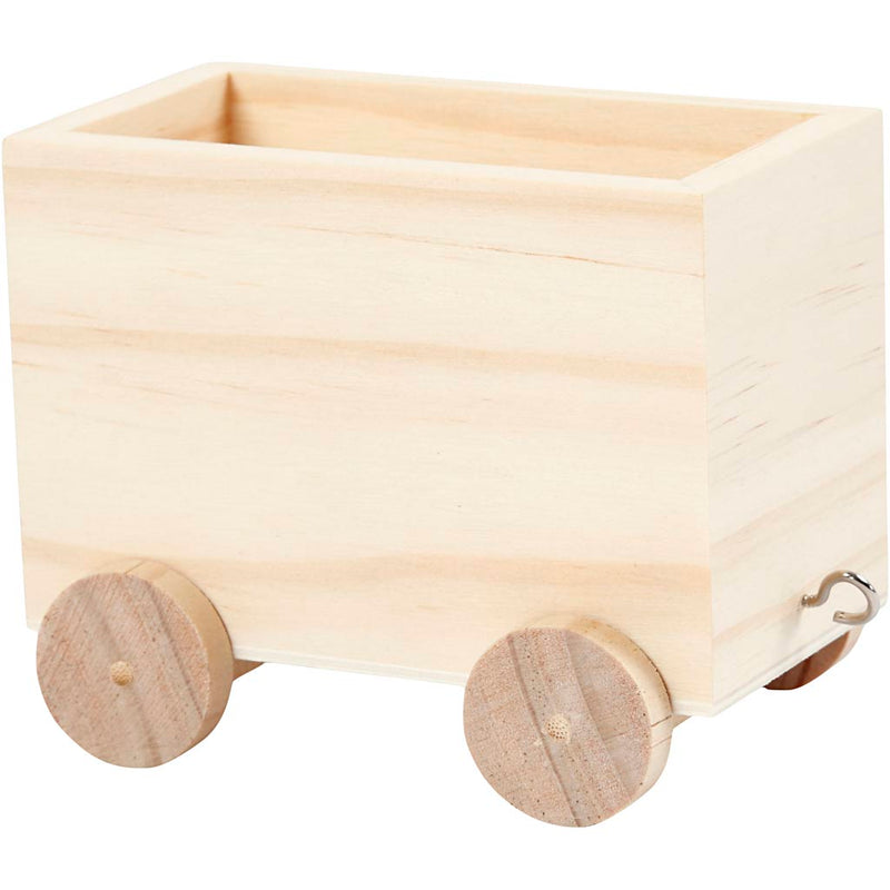 Load image into Gallery viewer, Creativ company https: www.cchobby.nl treinwagon-h-8-cm-l-9-5-cm-b-6-5-cm-1-stuk
