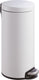 Eko - serene pedaalemmer 30 liter - stainless steel plastic - wit - prullenbak