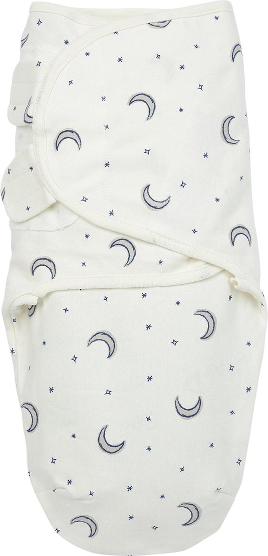 Meyco baby moon swaddle inbakerdoek - indigo - 0-3 maanden - 1.0 tog