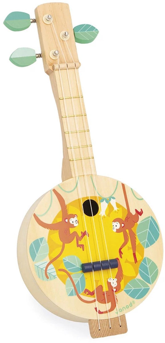 Janod - gioia - houten banjo - jungle
