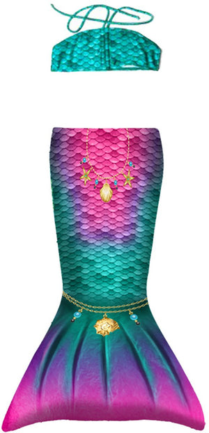 Kuaki mermaids - peuter set star - 2xs - 4 jaar