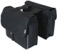 Edge Dubbele fietstas Basic Shopper 26 liter 33 x 36 x 12cm (2x) zwart
