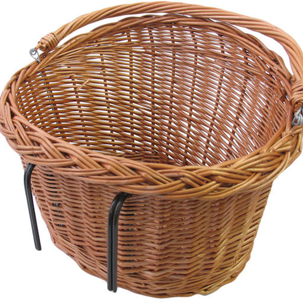 basil detroit - bicycle basket - front or back - nature