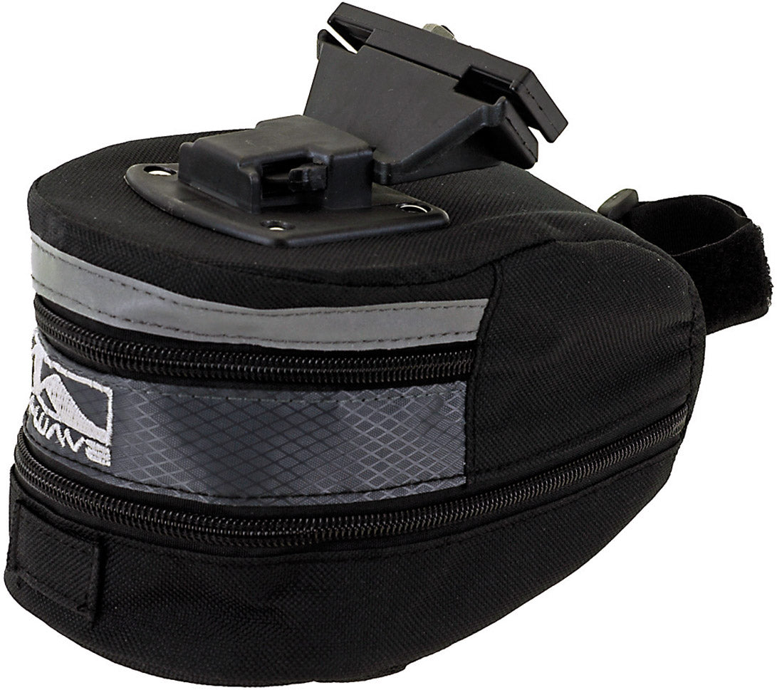 saddle bag Tilburg L 1.8 liters black/grey