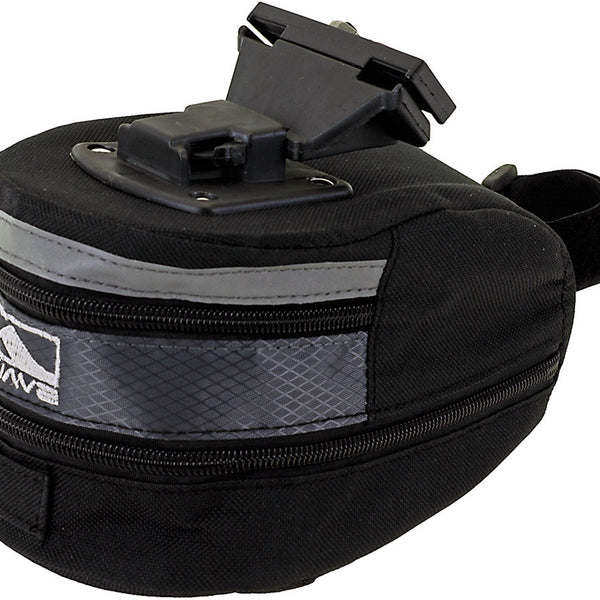 saddle bag Tilburg L 1.8 liters black/grey