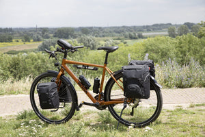 Sports Dubbele Fietstas - Racktime - Zwart - Waterafstotend - 32L