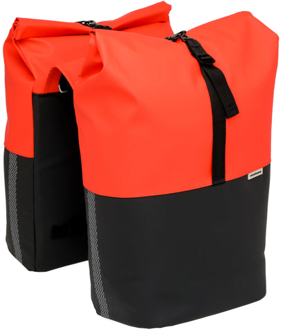 New Looxs dubbele tas Nyborg 34L waterdicht red black