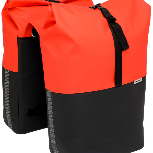 New Looxs dubbele tas Nyborg 34L waterdicht red black