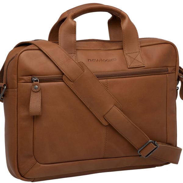 New Looxs laptoptas Luko leer 7,5l cognac