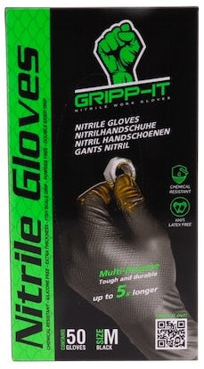 Gripp-it handschoenen nitril m - doos à 50 stuks