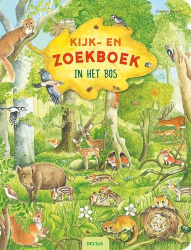 Deltas kijk- en zoekboek - in het bos