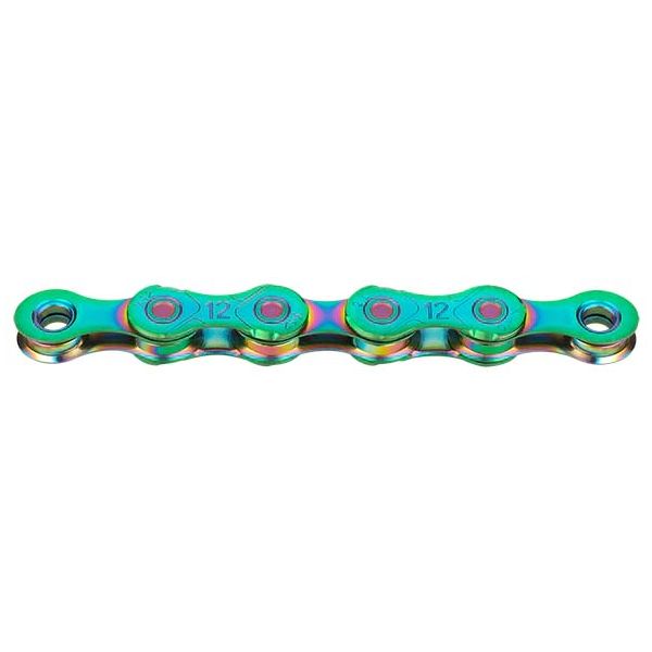 Load image into Gallery viewer, Kmc kette x12 chain x12 126 links aurora green
