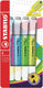 Stabilo tekstmarker swing cool 275 4 kleurenassortiment breed beitelpunt 4 stuk