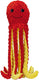 Beeztees pluche hondenspeeltje octopus amy rood 56 x 16 x 14,5 cm - hond