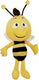 Studio 100 maya de bij willy knuffel - pluche bij van 20 cm