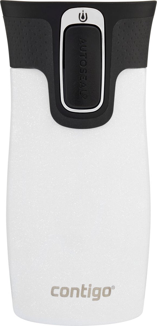 Contigo west loop mini autoseal thermosbeker- - salt - roestvrijstalen isoleerbeker - koffiebeker-to-go, bpa-vrij, lekvrije beker-to-go met easy-clean-deksel, houdt tot 6 uur warm, 300 ml