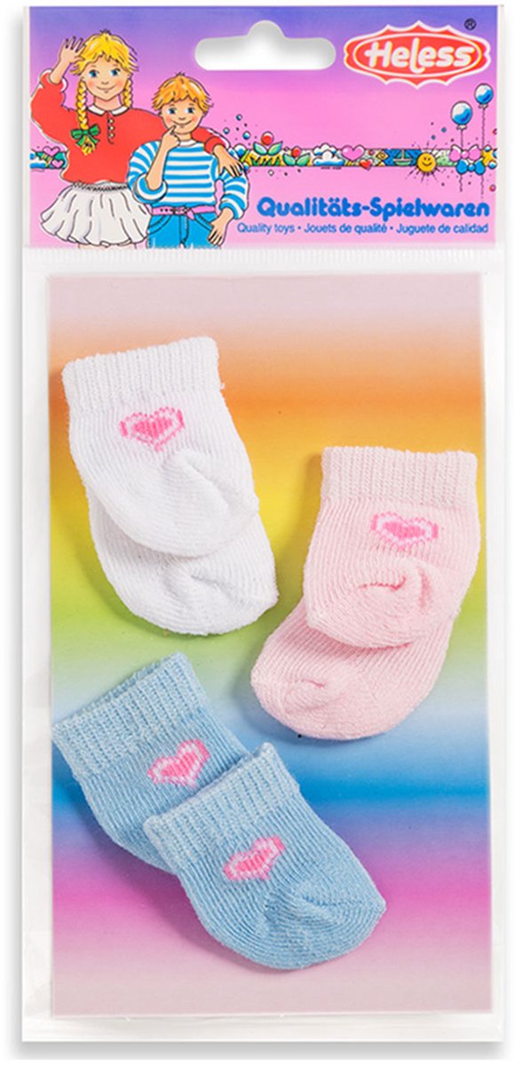 Load image into Gallery viewer, Heless poppensokken - 3 paar, 28-35 cm
