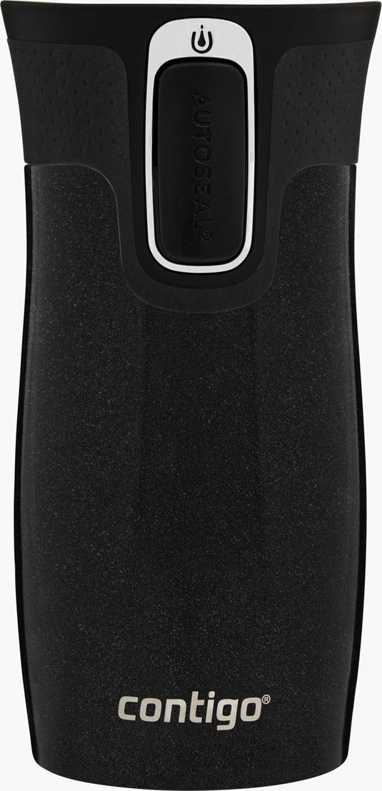 Contigo west loop mini autoseal thermosbeker, roestvrijstalen isoleerbeker - licorice - koffiebeker-to-go, bpa-vrij, lekvrije beker-to-go met easy-clean-deksel, houdt tot 6 uur warm, 300 ml
