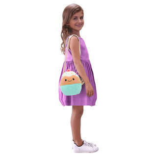 Load image into Gallery viewer, Pluchiez pluche handtasje assorti regenboog cupcake | 4 stuks
