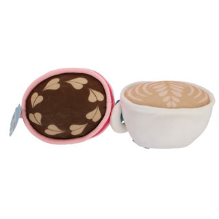 Load image into Gallery viewer, Pluchiez pluche koffie 18 cm 3 assorti | 2 stuks
