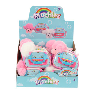 Pluchiez poedel hondje in tasje | 12 stuks