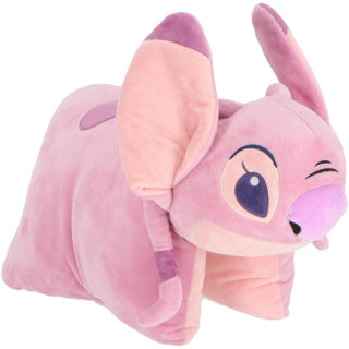 Load image into Gallery viewer, Lilo stitch angel 2in1 knuffelkussen 45x28cm | 2 stuks
