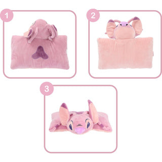 Load image into Gallery viewer, Lilo stitch angel 2in1 knuffelkussen 45x28cm | 2 stuks
