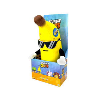 Load image into Gallery viewer, Stumble guys plush 30cm banana guy
