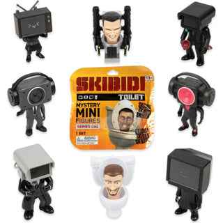 Load image into Gallery viewer, Skibidi toilet mini figures 6 cm assorti | 24 stuks
