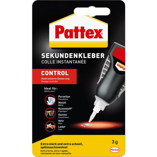 Secondelijm pattex matic 3gr zwart