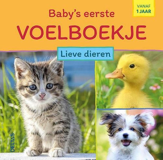Deltas baby's eerste voelboekje - lieve dieren