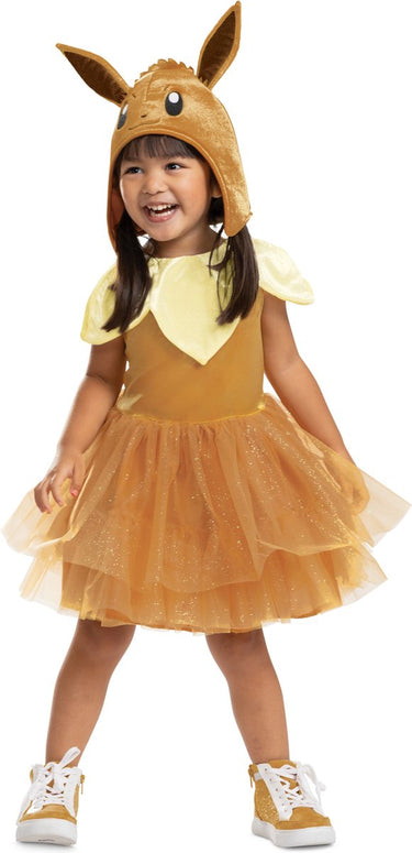 Disguise pokémon, eevee tutu peuterjurk, maat m (3t-4t jaar)