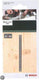 Bosch schaafmes - 1 stuk