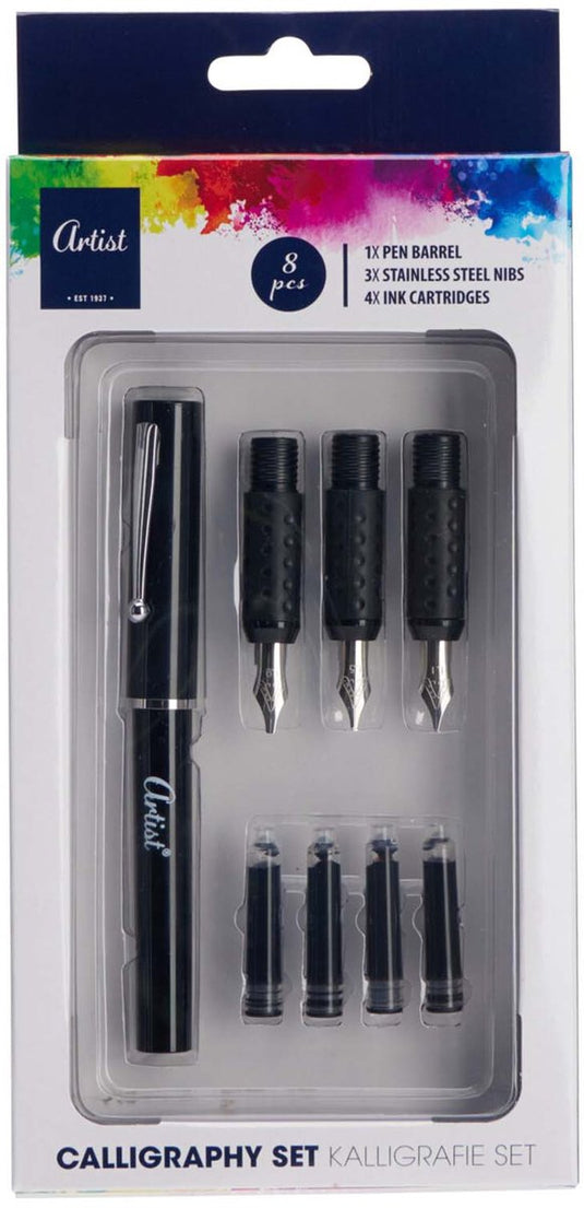 Merkloos sans marque kalligrafie set - 8-delig - n.v.t. - n.v.t. - n.v.t.