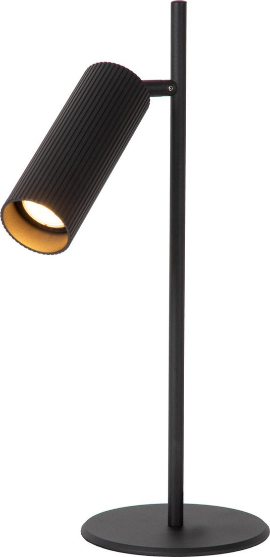 Lucide clubs - bureaulamp - 1xgu10 - zwart