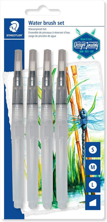 Staedtler design journey - waterpenselen - 4 maten