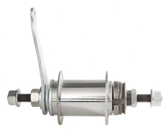 Ventura terugtrap remnaaf verchroomd met asmoeren - 36 gaats - 110 mm inbouwmaat