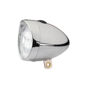 Edge koplamp retro 3 led aan uit - incl. batterijen - chroom (werkplaatsverpakking)