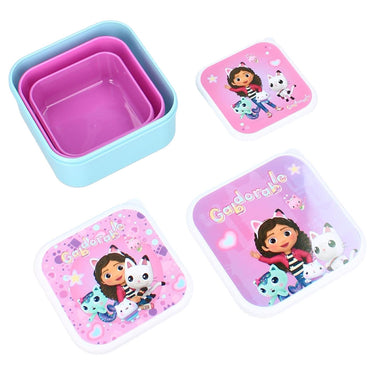 Vadobag gabby's dollhouse snackbox en fruitdoos - 3in1