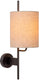 Lucide magic - wandlamp - 1xe27 - met usb oplaadpunt - zwart