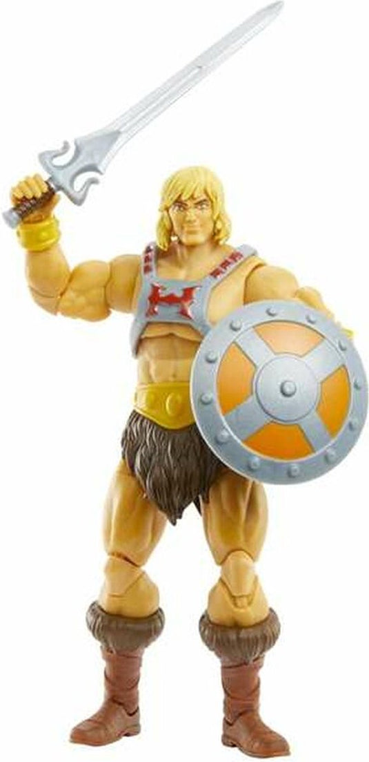 Mattel masters of the universe: revelation - classic he-man 18 cm action figure