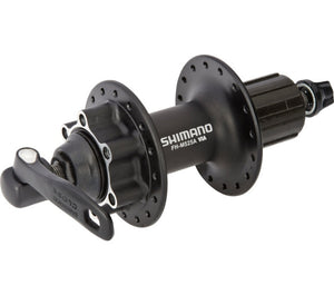 Shimano achternaaf fh-m525-a 8 9 10 speed - 36 gaats 6 bouts remschijfbevestiging - zwart