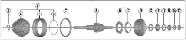 Shimano nexus 8 inner sg-c6001 8r30 8r31 c6000 8r