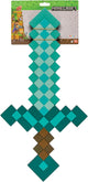 Disguise minecraft diamond sword weapon kids - turquoise speelgoedzwaard